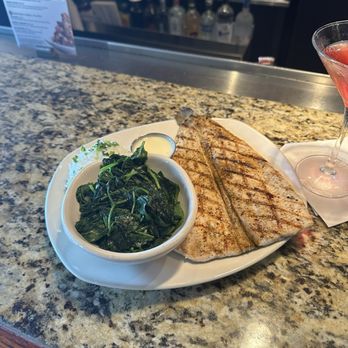 Bonefish Grill - Rainbow Trout with Jasmine Rice and Sautéed Spinach - Seafood Near Me - Gaithersburg, Maryland Bonefish Grill - Rainbow Trout with Jasmine Rice and Sautéed Spinach - Seafood Near Me - Gaithersburg, Maryland