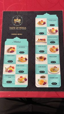 Menu photo 1 Taste of Persia Maple Ridge, BC Menu photo 1 Taste of Persia Maple Ridge, BC