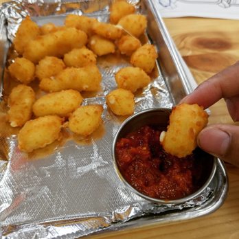 burger-chan - Galleria - Cheese curds with marinara dipping sauce - Burgers Near Me - Houston, Texas burger-chan - Galleria - Cheese curds with marinara dipping sauce - Burgers Near Me - Houston, Texas