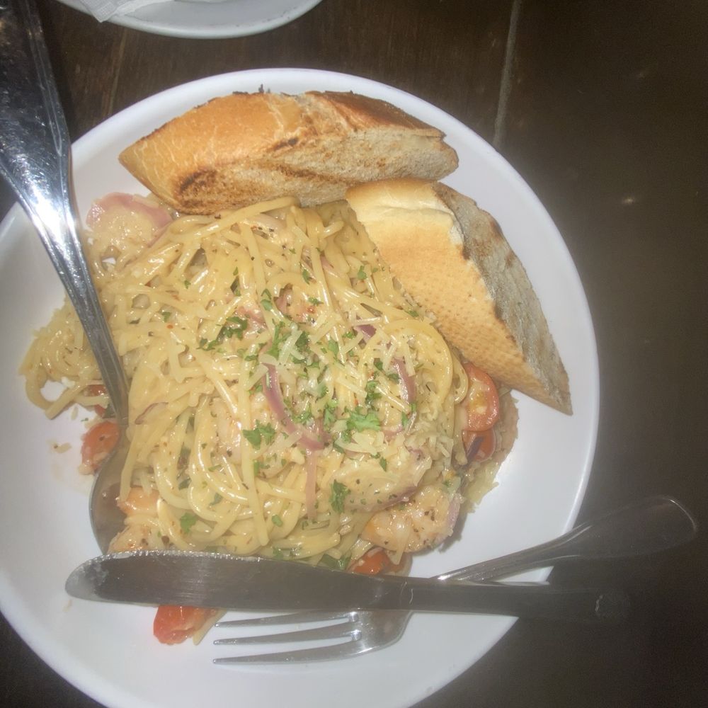 Shrimp Pasta Blanco