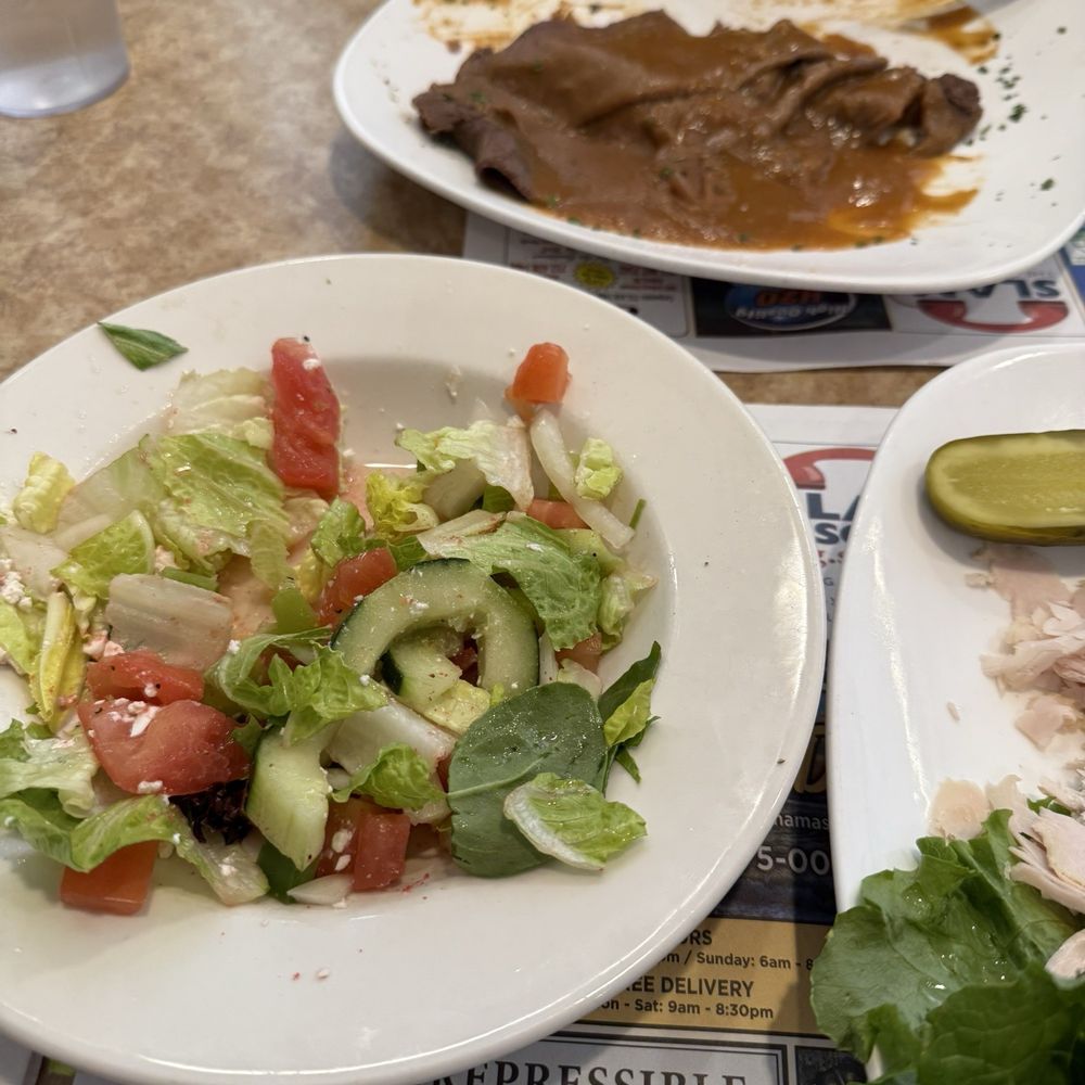 Sunset Diner - The Greek salad sans Oliver's (I had already eaten them all) - Diners Near Me - Ocean, New Jersey Sunset Diner - The Greek salad sans Oliver's (I had already eaten them all) - Diners Near Me - Ocean, New Jersey