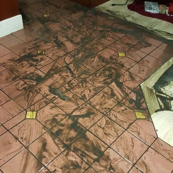 Sunday Steam Clean - This is a tile and grout cleaning job after I scrubbed the dirt out of the grout. - Carpet Cleaning Near Me Sunday Steam Clean - This is a tile and grout cleaning job after I scrubbed the dirt out of the grout. - Carpet Cleaning Near Me