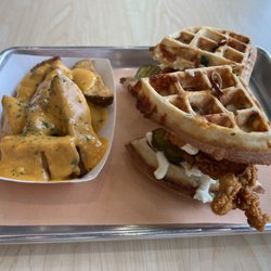 Cluck Clucks - Hot as Cluck Combo with Cheese Wedges