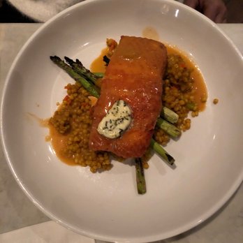 The Knick - Salmon with curried couscous. - Breakfast & Brunch Near Me - Milwaukee, Wisconsin The Knick - Salmon with curried couscous. - Breakfast & Brunch Near Me - Milwaukee, Wisconsin