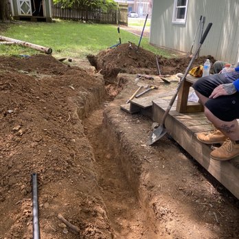 E&C ProCraft - Trenching for complete sewer line replacement - General Contractors Near Me