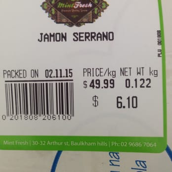 Mint Fresh IGA - Spanish Prosciutto - Cheese Shops Near Me - Baulkham Hills, NSW