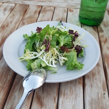 Pizzaiolo - This is twelve dollars. I get that this is a cool hipster place in Oakland, but c'mon. 12 dollars for like 5 bites of lettuce... seriously? - Italian Near Me - Oakland, California