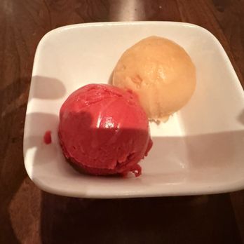 Terrapin Restaurant - SORBETTI. raspberry, grapefruit-honeysuckle - New American Near Me - Virginia Beach, Virginia