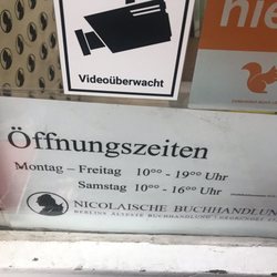Nicolaische Buchhandlung Borstell & Reimarus Friedenau - Nicolaische Buchhandlung. Älteste Berlins und schönste!