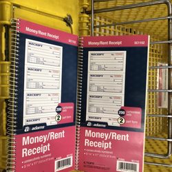 Receipt books