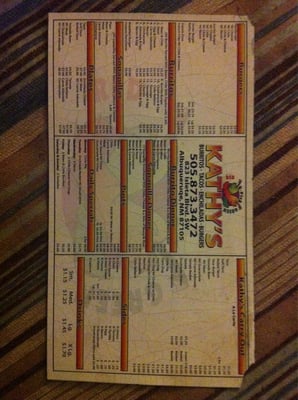 Menu photo 4 Kathy's Carry-Out Albuquerque, NM