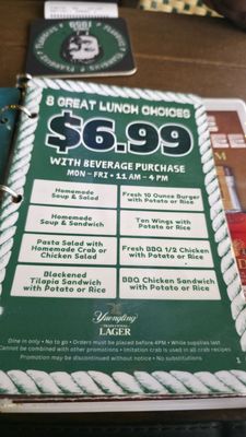 Menu photo 1 Flanigan's - Hollywood Hollywood, FL