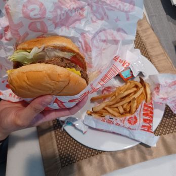 P. Terry's Burger Stand - Veggie burger combo with fries & lemonade, $9.15. - Burgers Near Me - Richmond, Texas