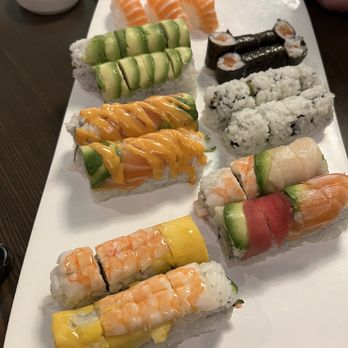 5th Avenue Sushi - Salmon Nagiri, R1. Salmon Roll, S15. Hawaiian Roll, S13. Mexican Roll - Sushi Bars Near Me - Arlington Heights, Illinois 5th Avenue Sushi - Salmon Nagiri, R1. Salmon Roll, S15. Hawaiian Roll, S13. Mexican Roll - Sushi Bars Near Me - Arlington Heights, Illinois