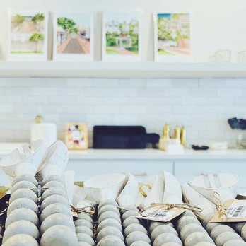 Tidewater Home & Gift - a kitchen counter with a bunch of food on it - Home Decor Near Me - Winter Park, Florida