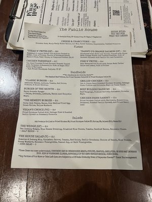 Menu photo 5 The Public House Charlotte, NC Menu photo 5 The Public House Charlotte, NC