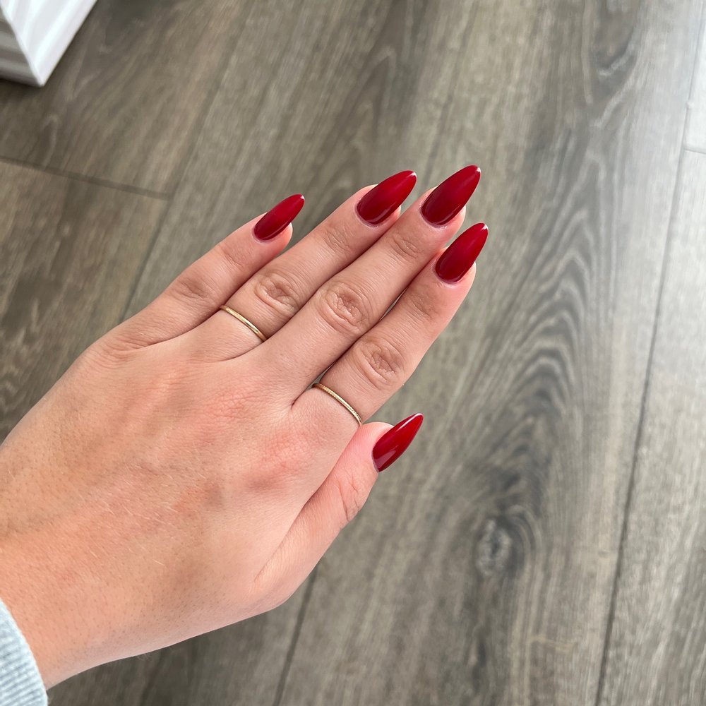 L'Amour Nails Spa - Most amazing red! - Nail Salons Near Me - Tujunga, California