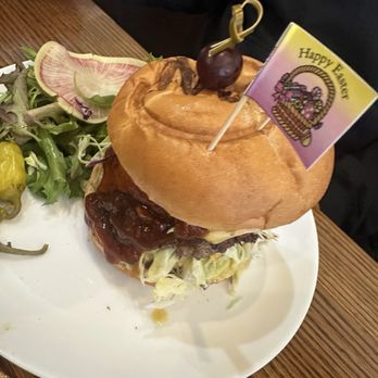 Napa Valley Burger Company - Easter special burger - New American Near Me - Sausalito, California Napa Valley Burger Company - Easter special burger - New American Near Me - Sausalito, California