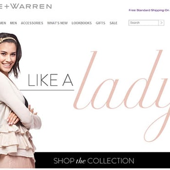 ECommerce Partners - Our relationship has continued to grow over time in pace with our revenues - Susan White White + Warren - Web Design Near Me - New York, New York