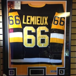 Sports Authentics - We offer a variety of different styles for custom framings for reasonable prices.