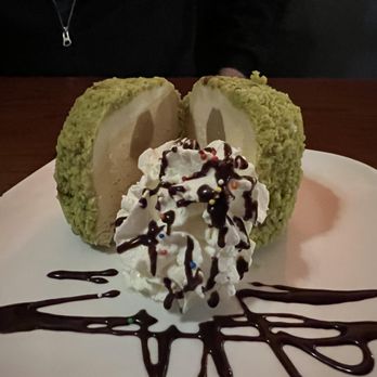 Mei Hibachi Steak House - Pisachio semifredo gelato for dessert - Japanese Near Me - Hackensack, New Jersey