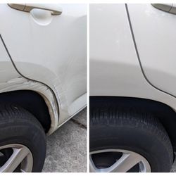 stage collision center - before and after