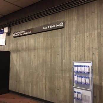 Wheaton Metro Station - Signage leaving fare gates. East entrance is Kiss & Ride Lot on Reedie Drive near Safeway. - Metro Stations Near Me - Silver Spring, Maryland