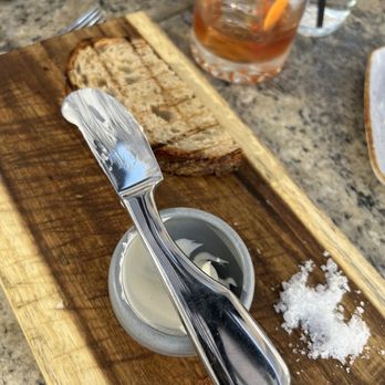 GRANVILLE - Appetizer grilled bread with duck fat butter - New American Near Me - Pasadena, California