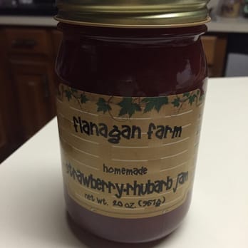 Flanagan Farms - Fabulous Jelly & Jam selection.  I will have to have more if strawberry-rhubarb.  Why did we not have rhubarb in Mississippi??? - Farmers Market Near Me - Virginia Beach, Virginia