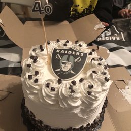 Las Vegas raiders Black Forest cake Las Vegas raiders Black Forest cake