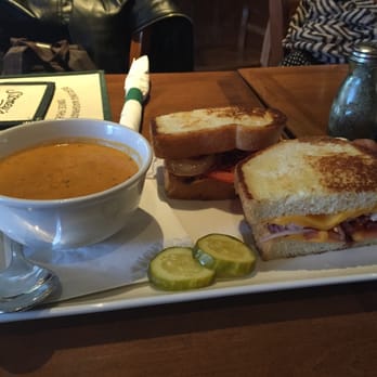 Stoney's - Super Grilled Cheese with tomato soup - Bars Near Me - Washington, DC, District of Columbia