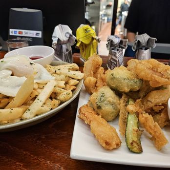 Taisho - Furikake fries w/ egg Vegetable tempura - Japanese Near Me - San Francisco, California