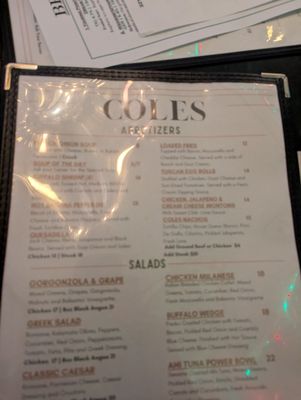Menu photo 2 Cole's Buffalo, NY