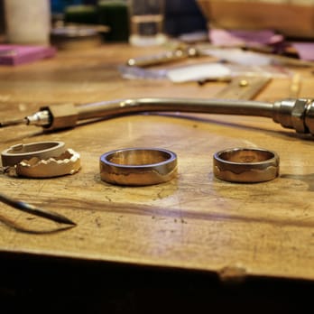 Cronin Jewelers - Two-tone Skyline rings in progress to complete! - Jewelry Near Me - Boulder, Colorado Cronin Jewelers - Two-tone Skyline rings in progress to complete! - Jewelry Near Me - Boulder, Colorado