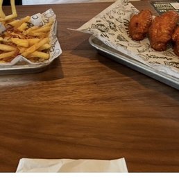 Wings and bacon fry's Wings and bacon fry's