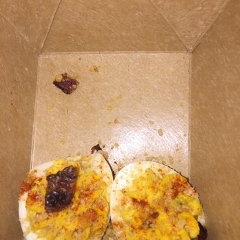 The Crack Shack - 2 of the 4 deviled eggs - New American Near Me - Encinitas, California
