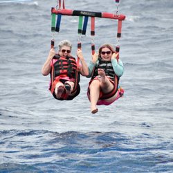 Hawaiian Parasail - Having a blast
