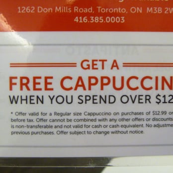 Baretto Caffe - I love a good freebie - Cafes Near Me - Toronto, Ontario