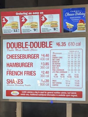Menu photo 2 In-N-Out Burger Sacramento, CA Menu photo 2 In-N-Out Burger Sacramento, CA