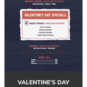 The Boiling House - VERY LIMITED menu on holidays - overpriced. Expect to pay $100 per person for blah food - Cajun/Creole Near Me - Cherry Hill, New Jersey