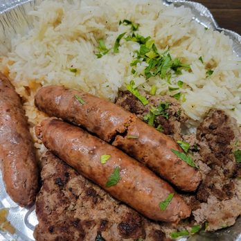 Merguez & Frites - Mixed platter (kofta and merguez) - African Near Me - Astoria, New York Merguez & Frites - Mixed platter (kofta and merguez) - African Near Me - Astoria, New York