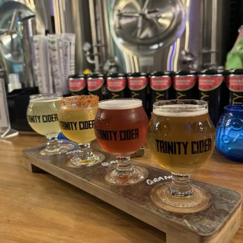 Treat O'Clock at Trinity Cider - Cider Flight - Yelp Events Near Me - Dallas, Texas Treat O'Clock at Trinity Cider - Cider Flight - Yelp Events Near Me - Dallas, Texas