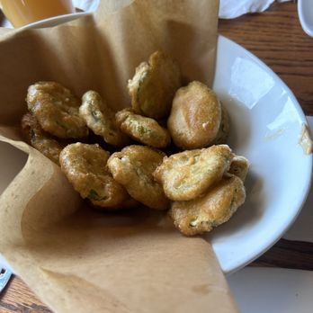 Cornerstone Pub & Kitchen - FRIED PICKLES - New American Near Me - Barre, Vermont