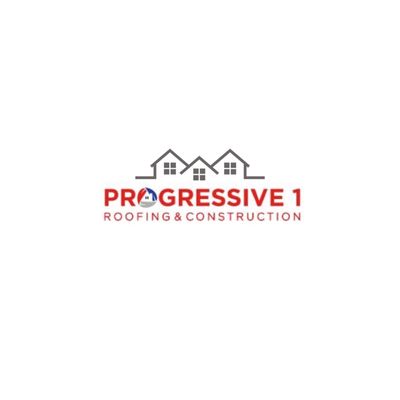 Progressive 1 Roofing and Construction Logo