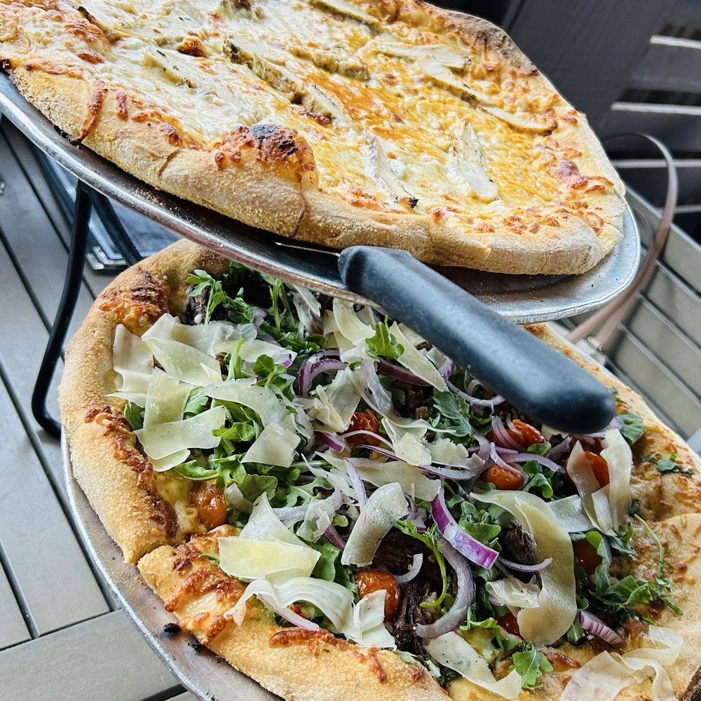 Slice Pizza & Brew - Buffalo chicken and The Lakeview pies - Pizza Near Me - Birmingham, Alabama Slice Pizza & Brew - Buffalo chicken and The Lakeview pies - Pizza Near Me - Birmingham, Alabama