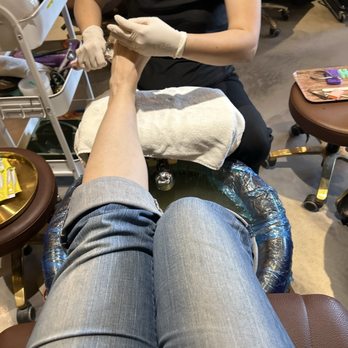 V360 Nail Lounge - Feet getting a pedicure;) - Nail Salons Near Me - Austin, Texas