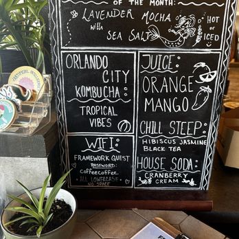 Framework Craft Coffee House - Coffee & Tea Near Me - Orlando, Florida