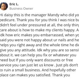 Proof of horrible customer service and lack of customer recovery.
