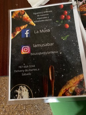Menu photo 4 La Musa Ponce, PR