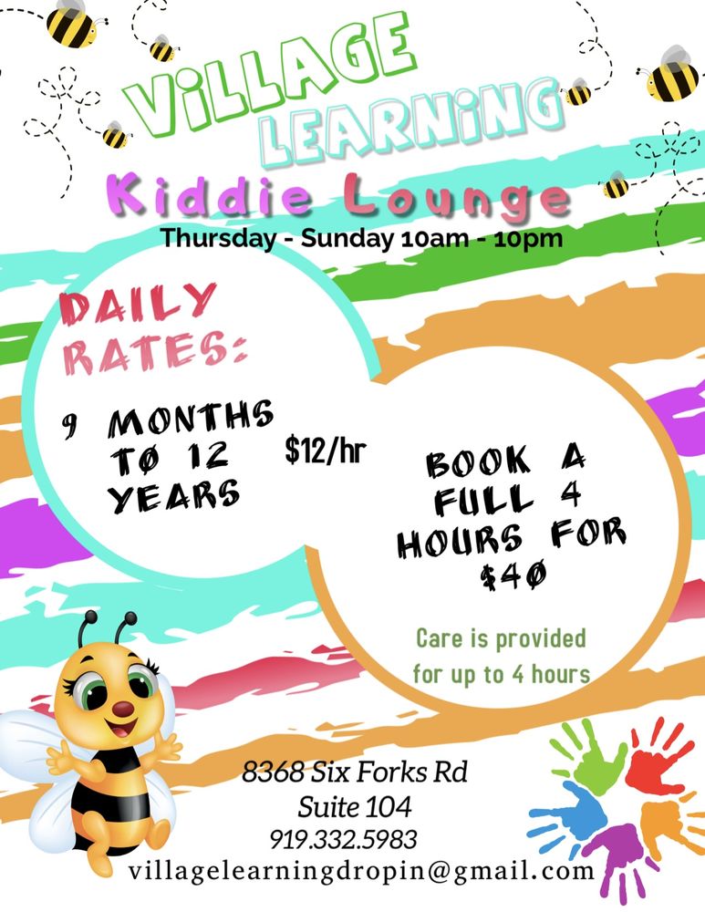Village Learning Kiddie Lounge - childcare center in Raleigh, NC